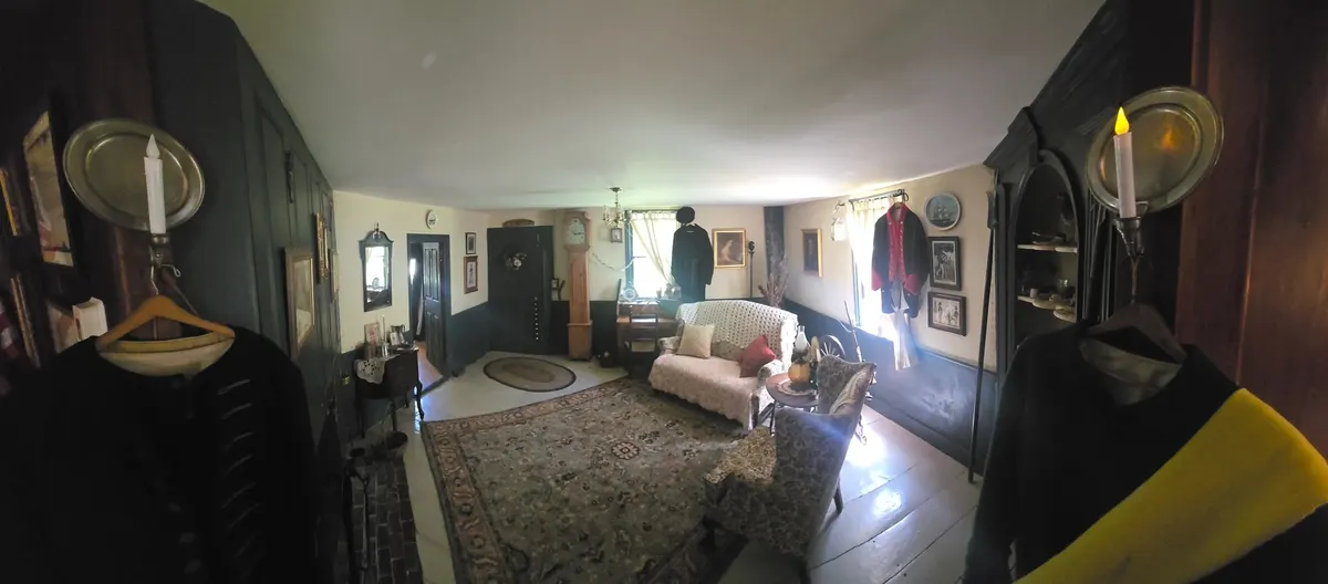 Wide view of the main room
